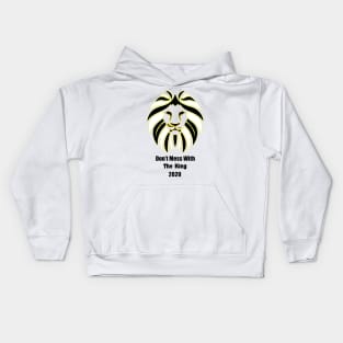 Don't Mess With The King Lion Kids Hoodie